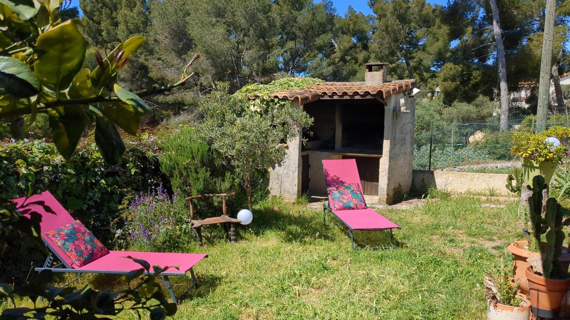 Maisonnette Kalis Calme Avec Climatisation Parking Jardin Cadre Campagne Plages A Pieds Bandol Ngoại thất bức ảnh